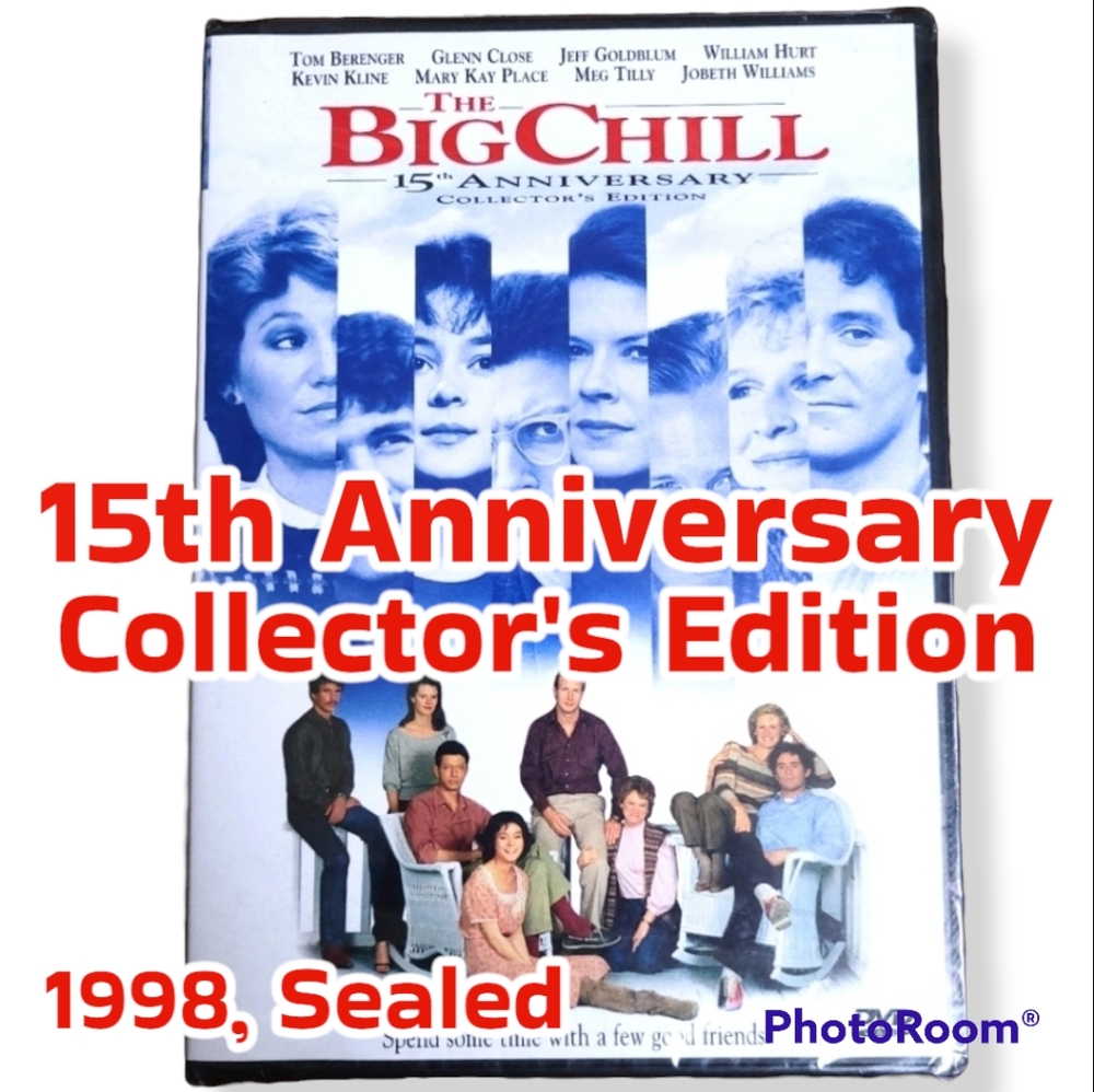 Vtg NWT The Big Chill 15th Anniversary Collector's Edition DVD 1998 Still Sealed